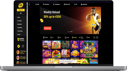Zetcasino Canada Desktop